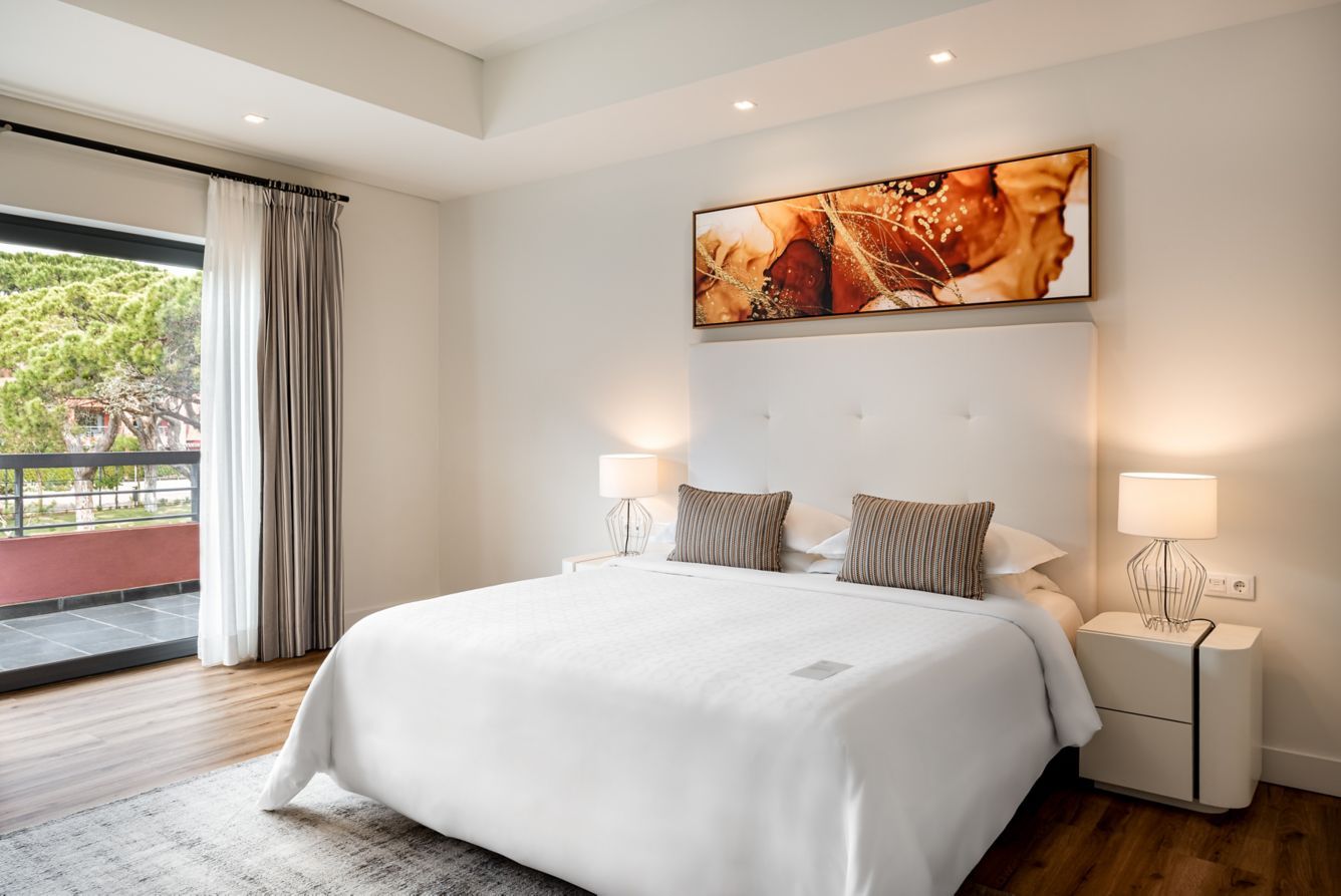 Quarto, apartamento T2 no Sheraton Cascais Resort